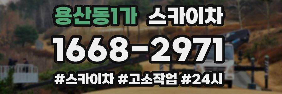 용산동1가 스카이차