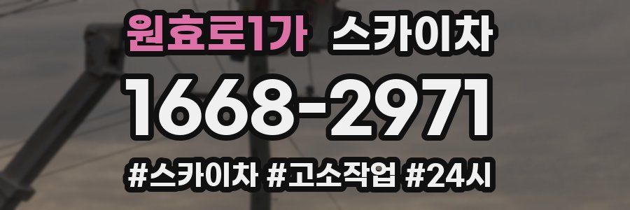원효로1가 스카이차