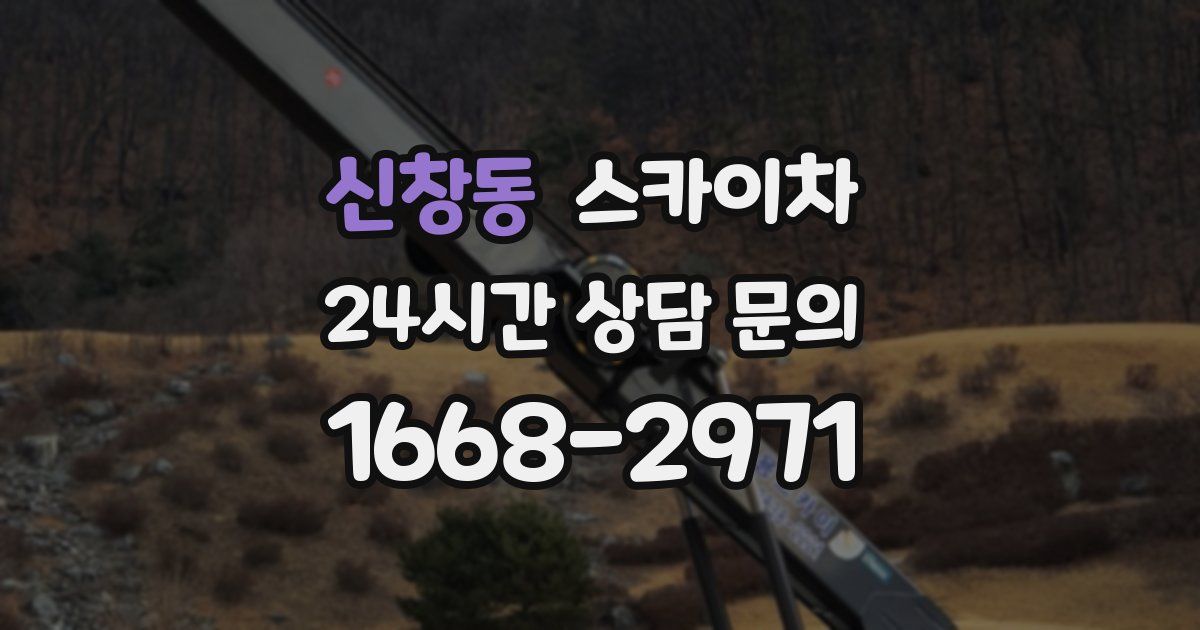신창동 스카이차