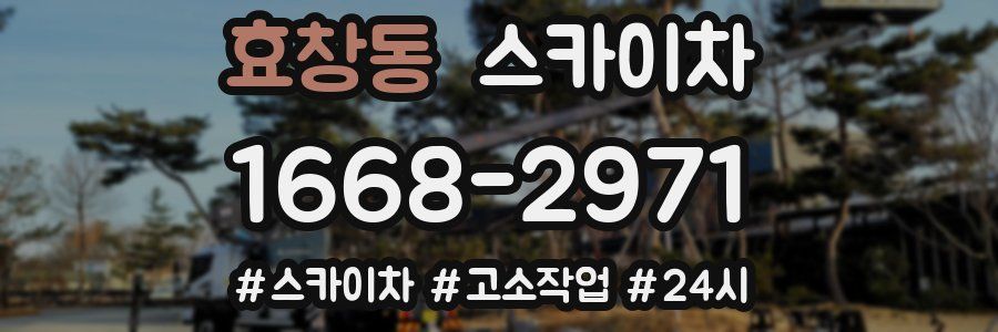 효창동 스카이차