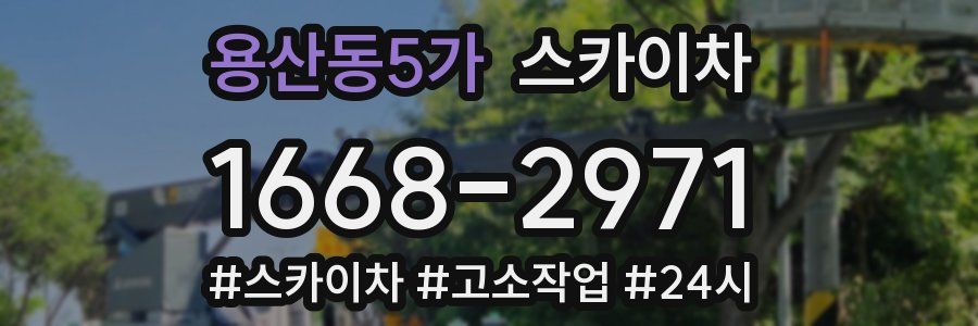 용산동5가 스카이차