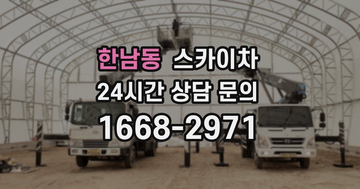 한남동 스카이차