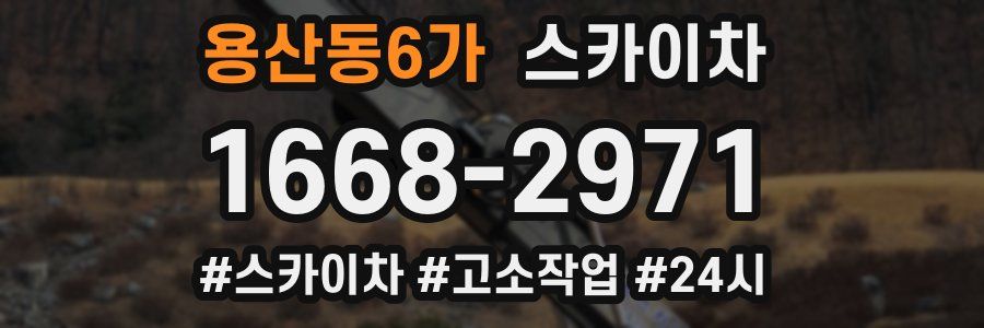 용산동6가 스카이차
