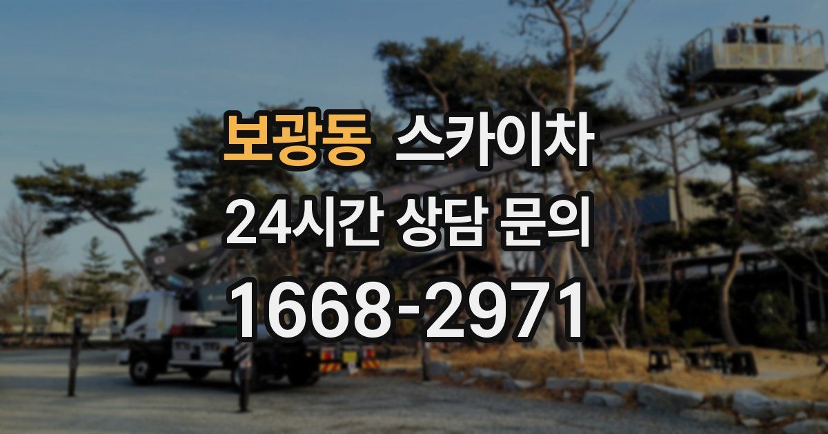 보광동 스카이차