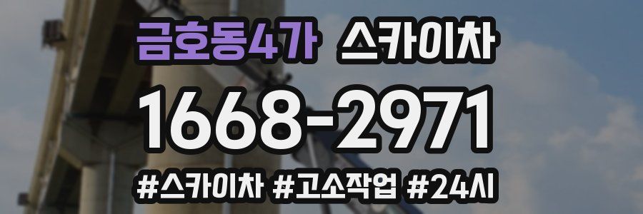 금호동4가 스카이차