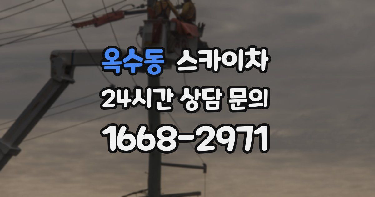 옥수동 스카이차