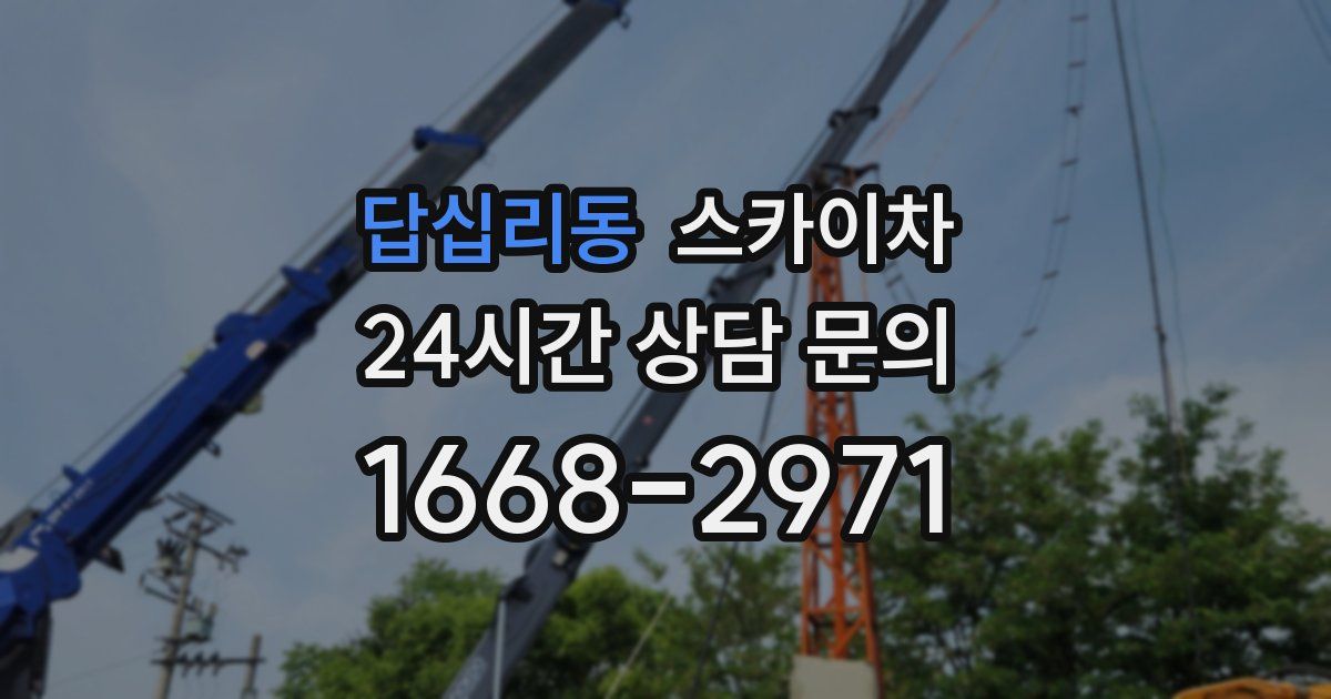 답십리동 스카이차