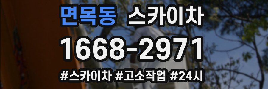 면목동 스카이차