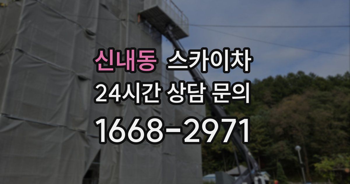 신내동 스카이차
