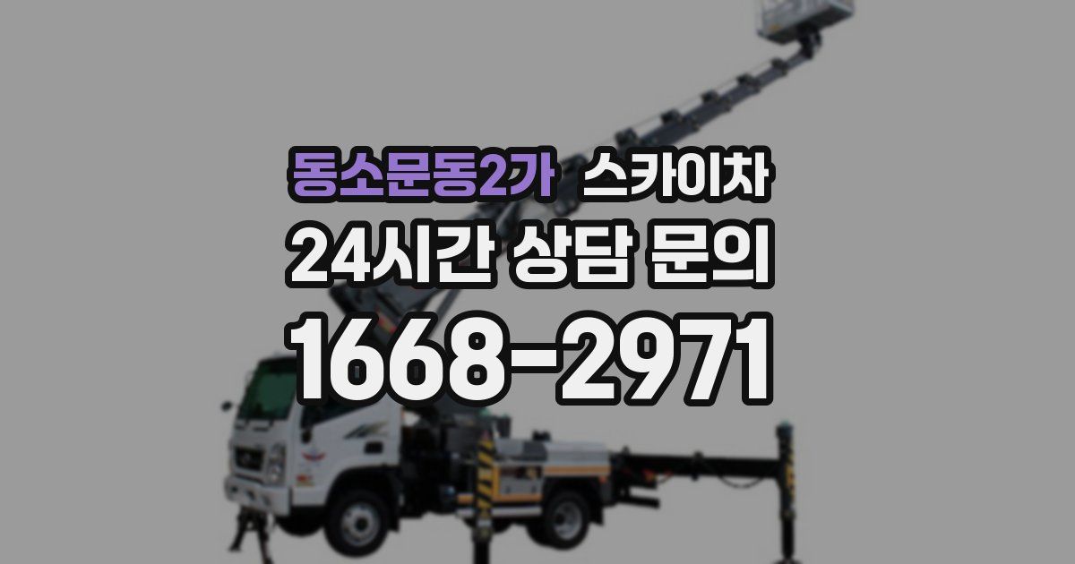 동소문동2가 스카이차