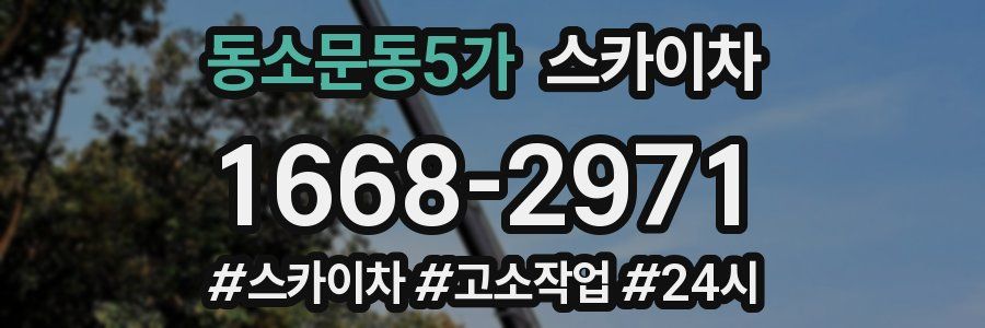동소문동5가 스카이차