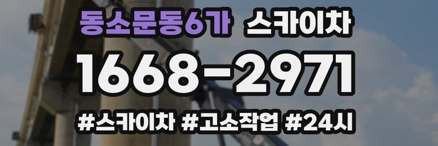 동소문동6가 스카이차
