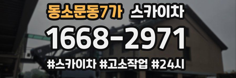 동소문동7가 스카이차