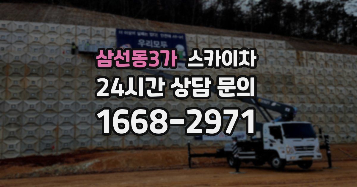 삼선동3가 스카이차