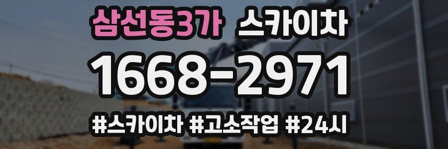 삼선동3가 스카이차