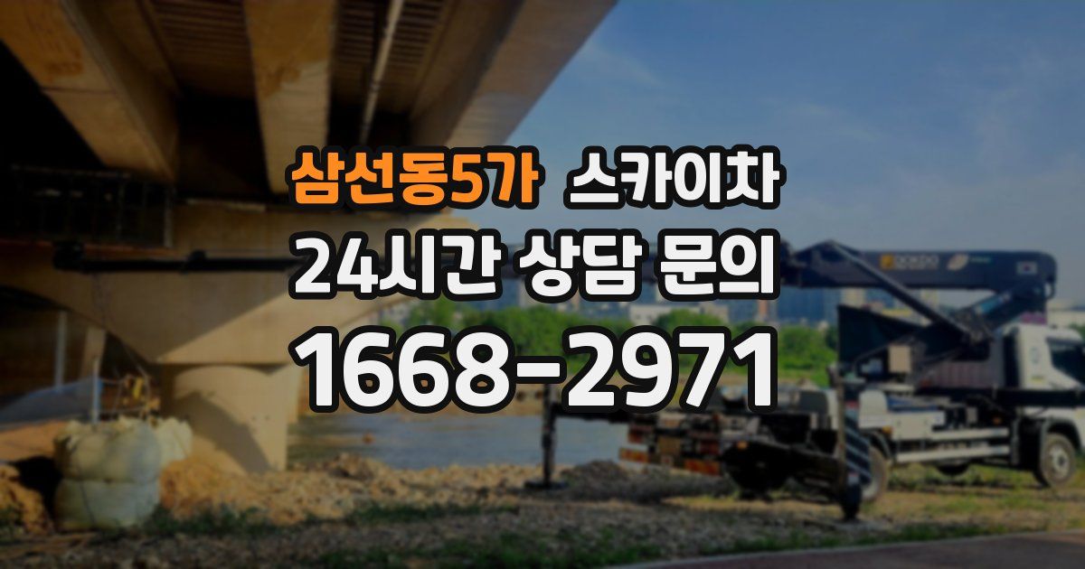 삼선동5가 스카이차