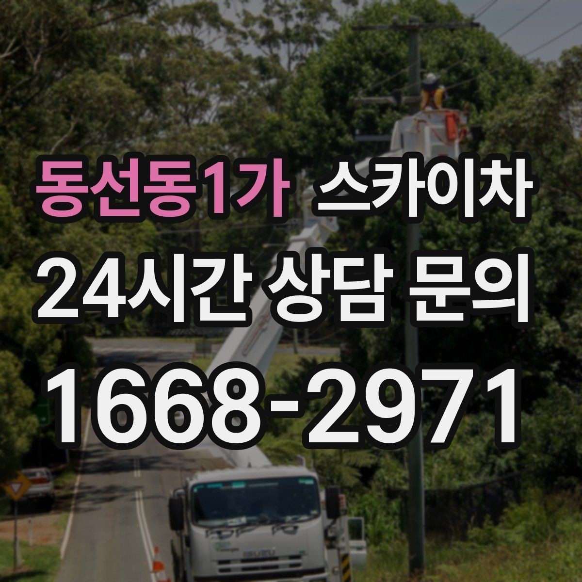 동선동1가 스카이차 빗물받이 청소로 누수 원인 줄이기