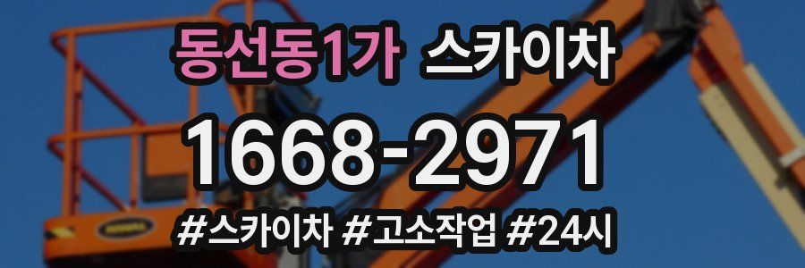동선동1가 스카이차