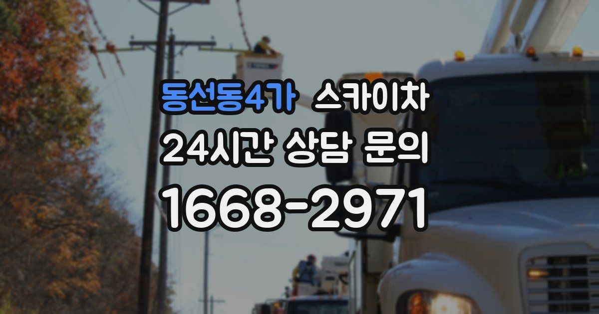 동선동4가 스카이차