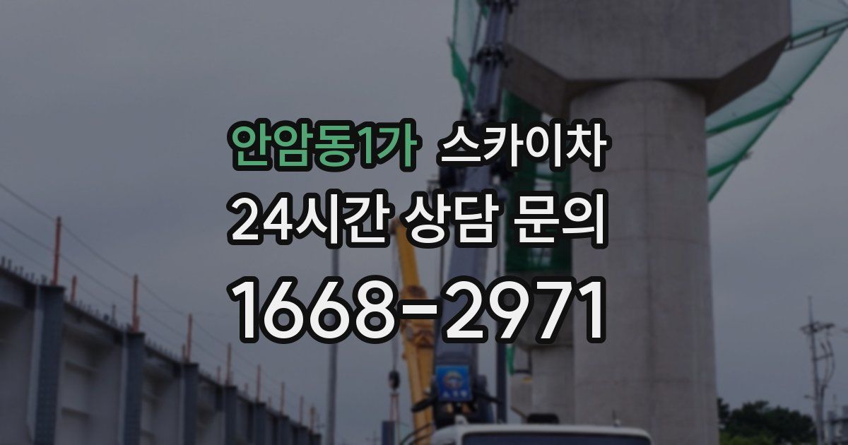 안암동1가 스카이차