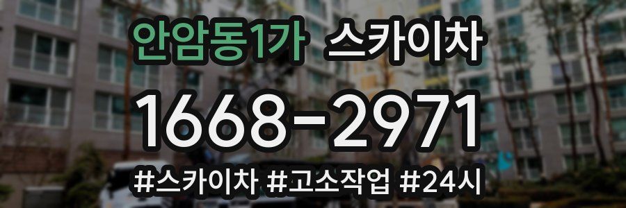 안암동1가 스카이차