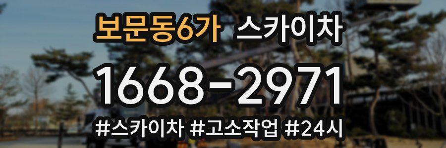 보문동6가 스카이차