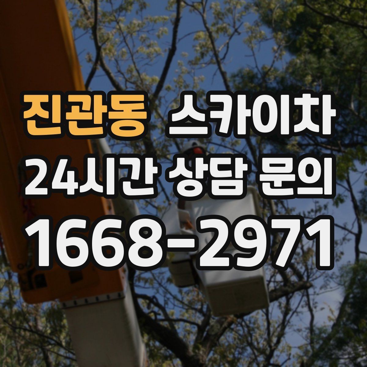진관동 스카이차 골목길 협소 현장 진입 가능 여부