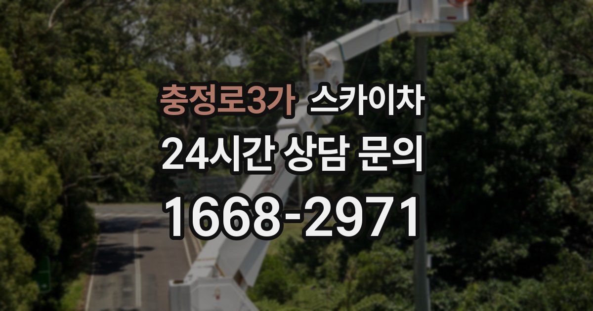 충정로3가 스카이차
