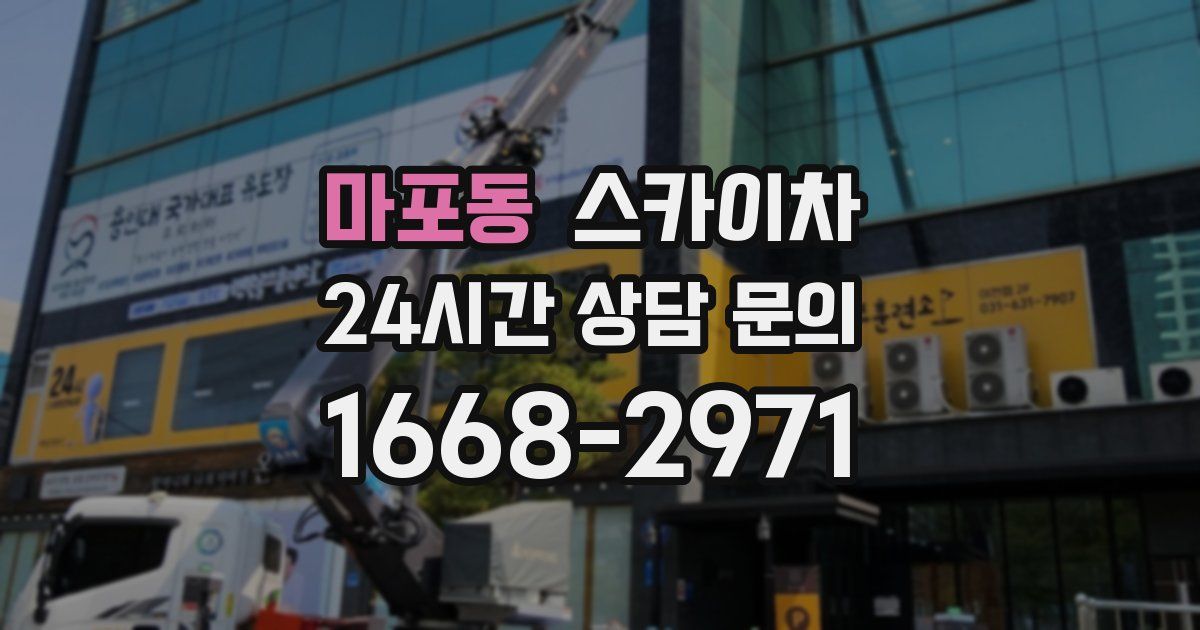 마포동 스카이차