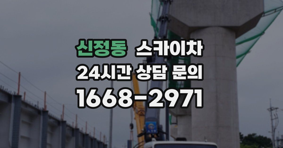 신정동 스카이차
