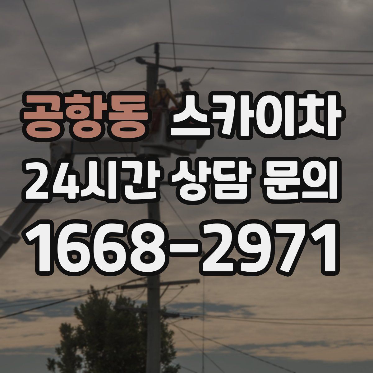 공항동 스카이차