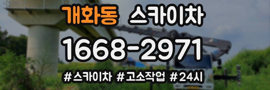 개화동 스카이차
