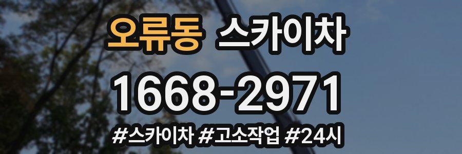 오류동 스카이차