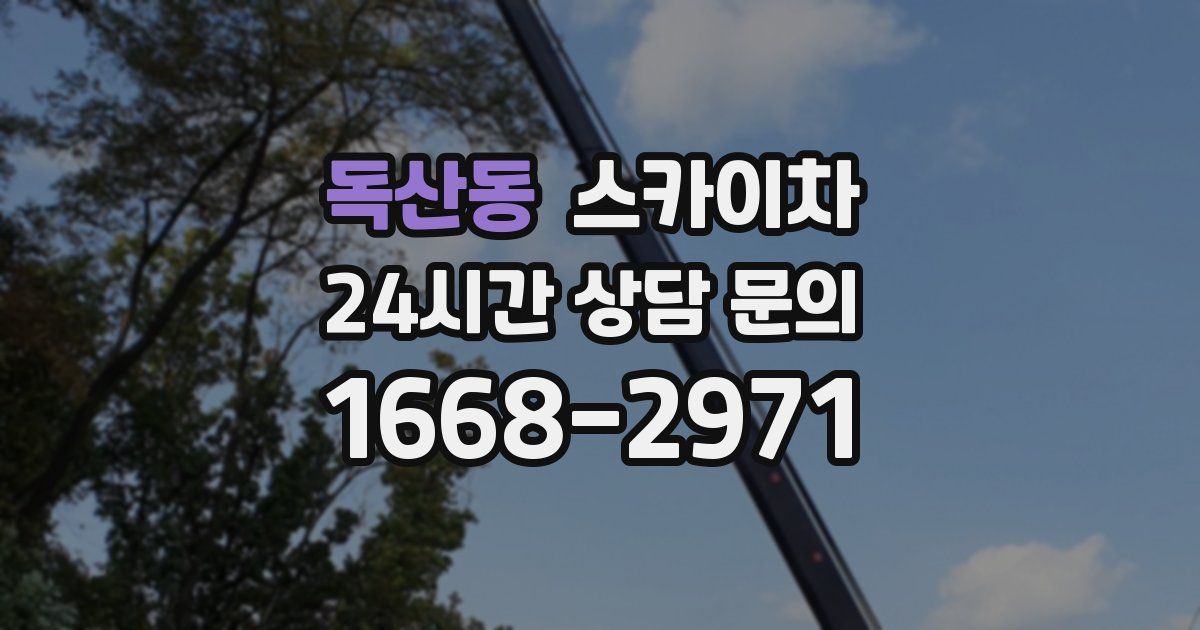 독산동 스카이차