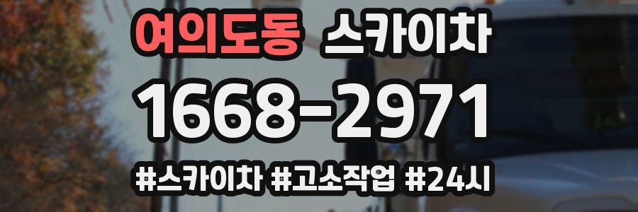 여의도동 스카이차