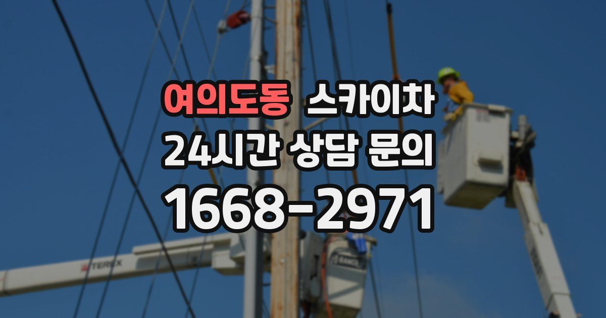 여의도동 스카이차