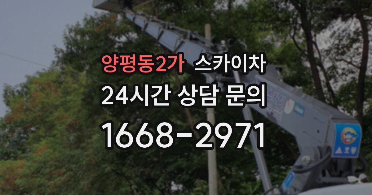 양평동2가 스카이차