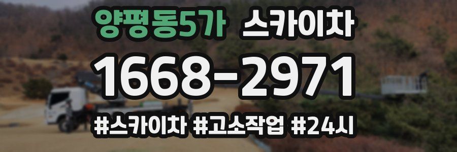 양평동5가 스카이차
