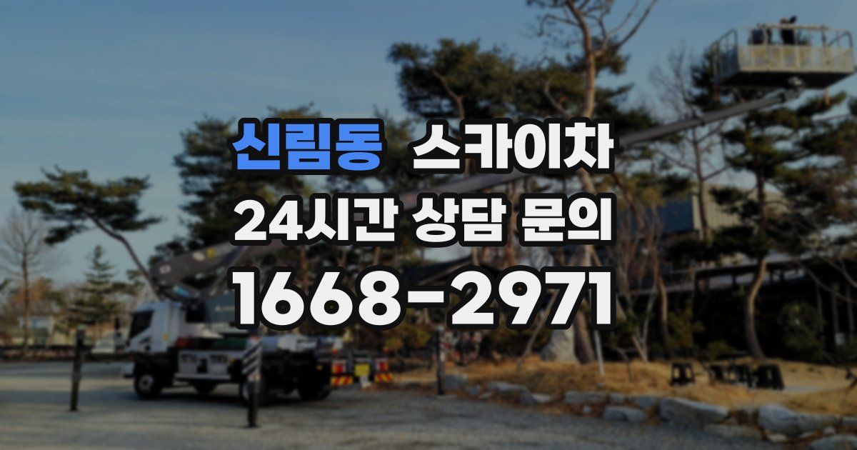 신림동 스카이차