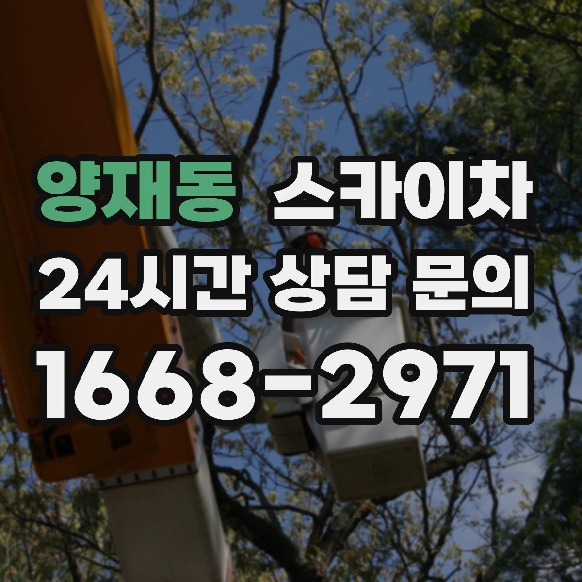 양재동 스카이차 외부 시설물 흔들림이 보이면 즉시 점검
