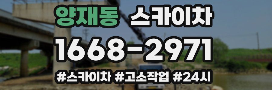 양재동 스카이차