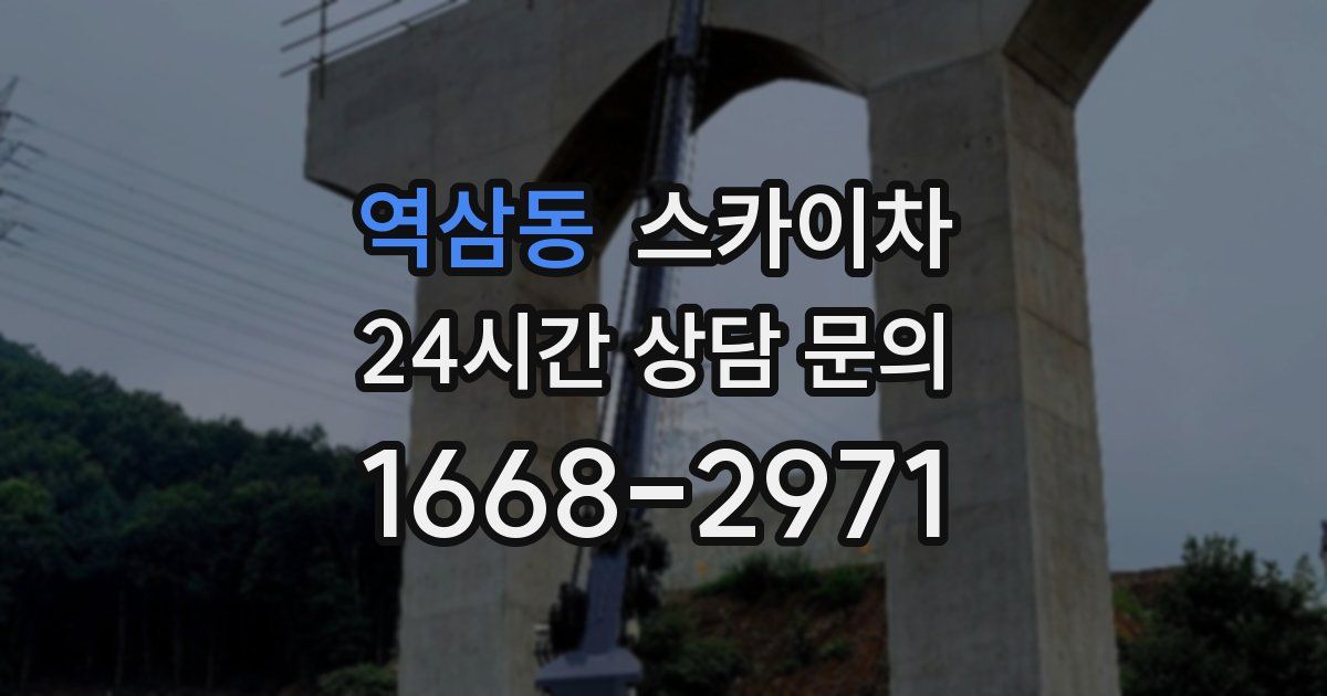 역삼동 스카이차