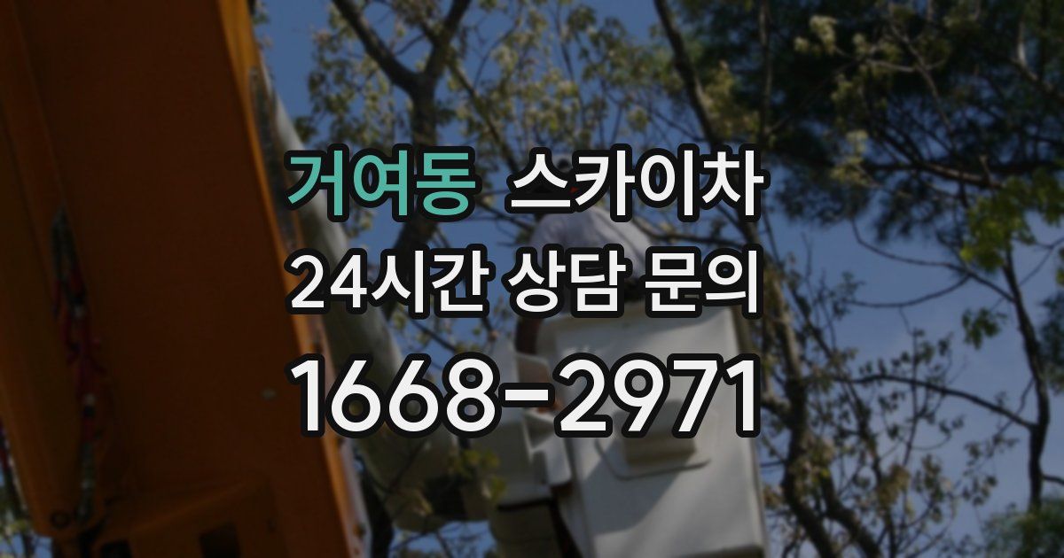 거여동 스카이차