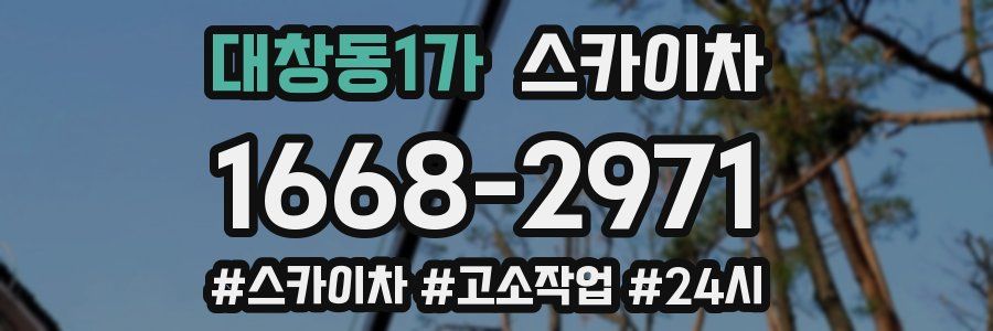 대창동1가 스카이차