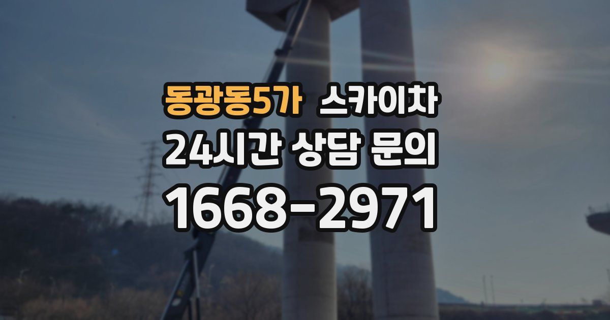 동광동5가 스카이차