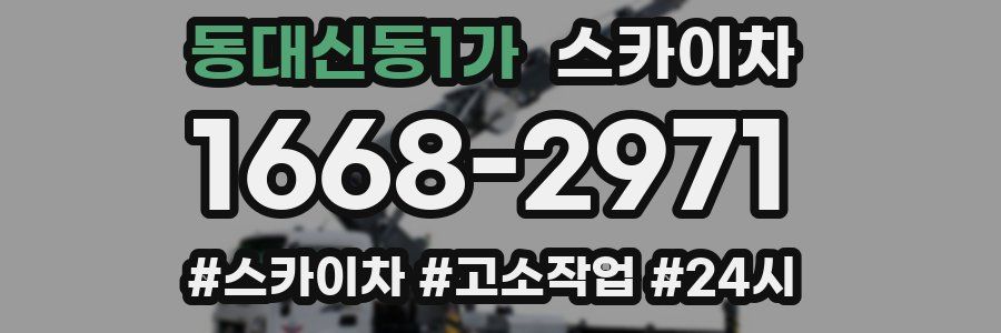 동대신동1가 스카이차