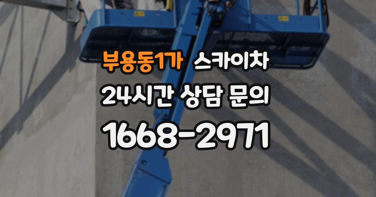 부용동1가 스카이차