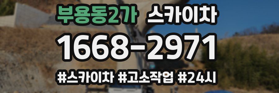 부용동2가 스카이차