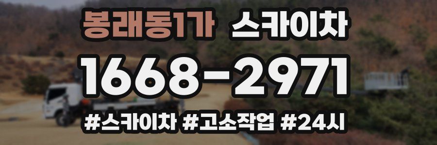 봉래동1가 스카이차