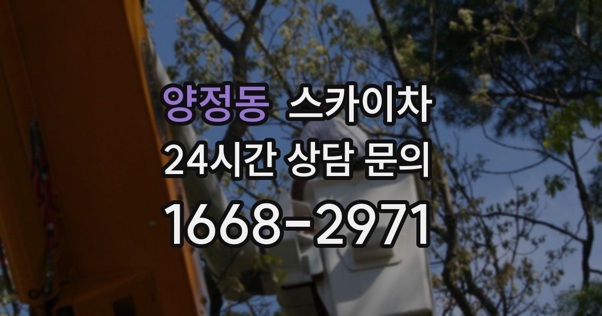 양정동 스카이차